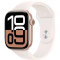 Apple Watch Series 10 GPS + Cellular 46mm Rose Gold Alu. Case w.Light Blush Sport Band - S/M (MWY63)