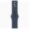 Apple Watch Series 9 GPS 45mm Silver Alu. Case w. Storm Blue S. Band - M/L (MR9E3)