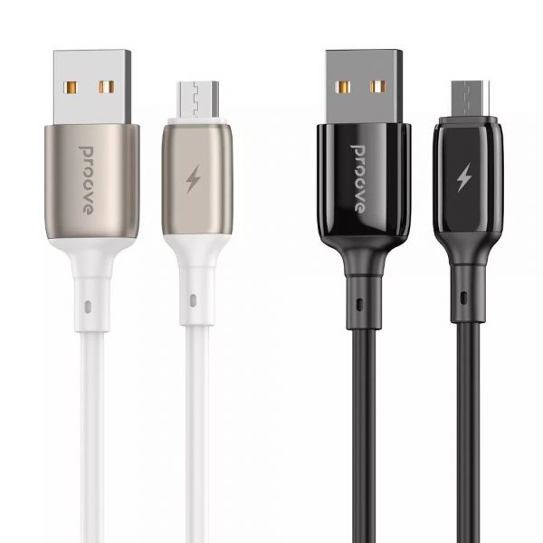 Кабель Proove Flex Metal USB to Micro USB (1m) (white)