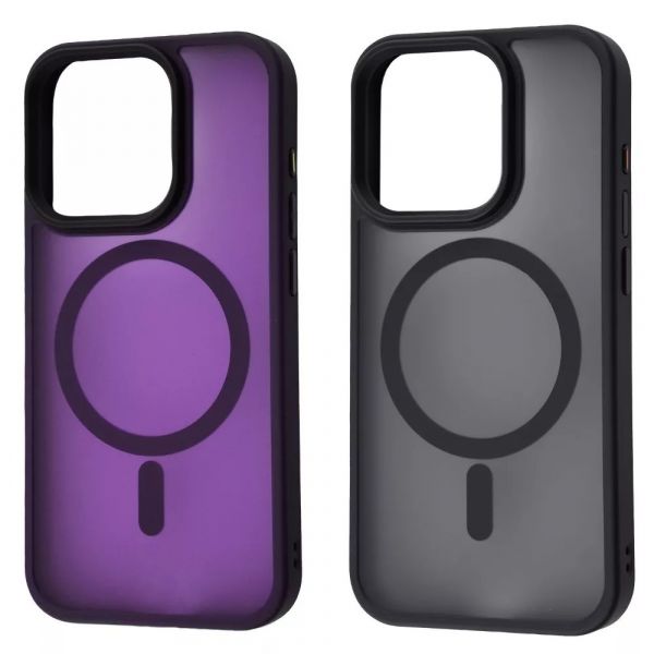 Чохол WAVE Matte Insane Case with Magnetic Ring iPhone 15 (deep purple)