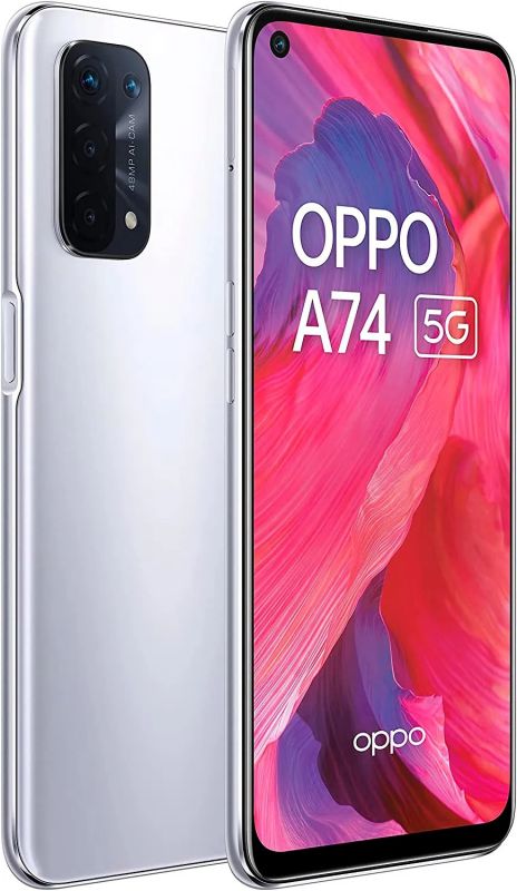 Смартфон Oppo A74 5G 6/128GB Space Silver