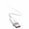 Кабель Baseus Dynamic Series Fast Charging Data Cable USB to Type-C 100W 1m White
