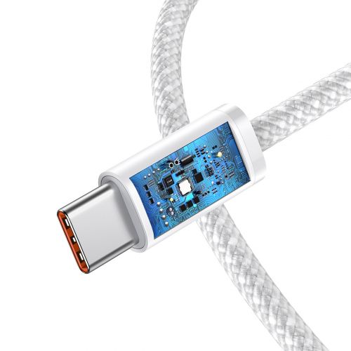 Кабель Baseus Dynamic Series Fast Charging Data Cable USB to Type-C 100W 2m White