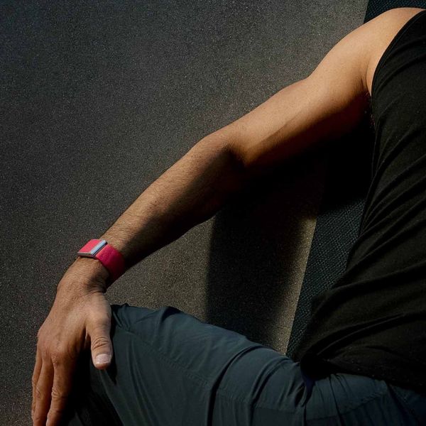 Ремінець WHOOP SuperKnit Luxe Band | Obsidian with Titanium для WHOOP MG Life  (810114362532)