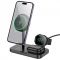 БЗП Hoco CQ12 Joyfull 3-in-1 wireless fast charger Black