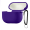 Чохол AirPods 4 Case (з мікрофіброю та карабіном), Purple