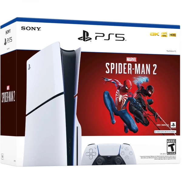 Ігрова консоль Sony PlayStation 5 Slim 1TB Marvel’s Spider-Man 2 Bundle