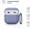 Чохол AirPods 4 Case (з мікрофіброю та карабіном), Lavender