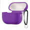 Чохол AirPods Pro2 Case (з мікрофіброю та карабіном), Purple