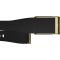 WHOOP 5.0 MG Life LeatherLuxe Tapered Band |  Black with Gold - Size S  (+12 міс. підп.)