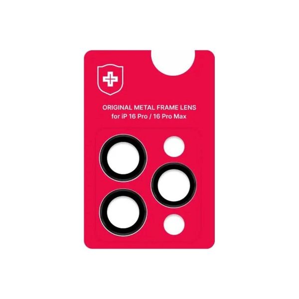 Линза на камеру  +NEU Chatel Metal Frame Lens Protector Glass for iPhone 16 Pro/16 Pro Max Black