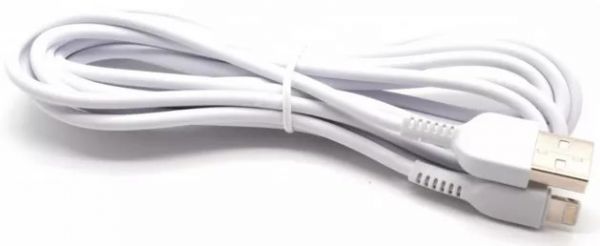 Кабель HOCO X20 Flash Lightning charging cable (L-3M) White (X20)