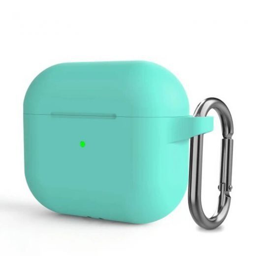 Чохол AirPods 3 Case (з карабіном), Mint green