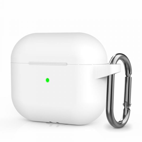 Чохол AirPods 3 Case (з карабіном), White