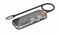 USB-хаб WIWU Cyber HUB 5 in1 USB 3.0*3 . TF . SD card reader 005 Space Gray