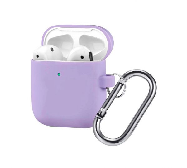 AirPods 2 Case Protection (с карабіном) Violet