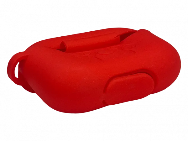 Чохол AirPods 4 Case (з мікрофіброю та карабіном), Red