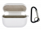 Чохол AirPods 4 Case (з мікрофіброю та карабіном), White