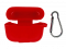 Чохол AirPods 4 Case (з мікрофіброю та карабіном), Red