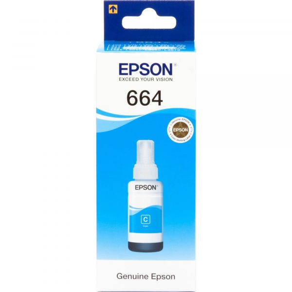 Чорнило Epson (C13T66424A) для L200 (Cyan) 70 г
