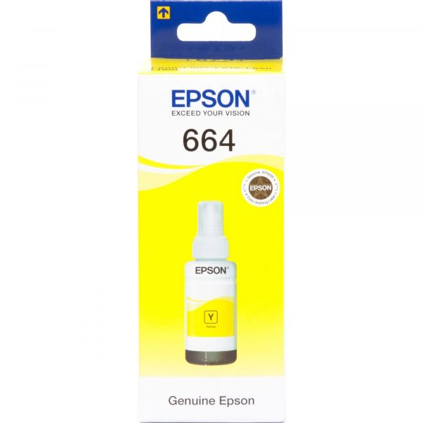 Чорнило Epson (C13T66444A) для L100/L200 (Yellow) 70 г