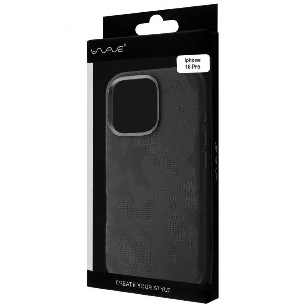 Чохол WAVE Khaki Case with Magnetic Ring iPhone 16 (black)