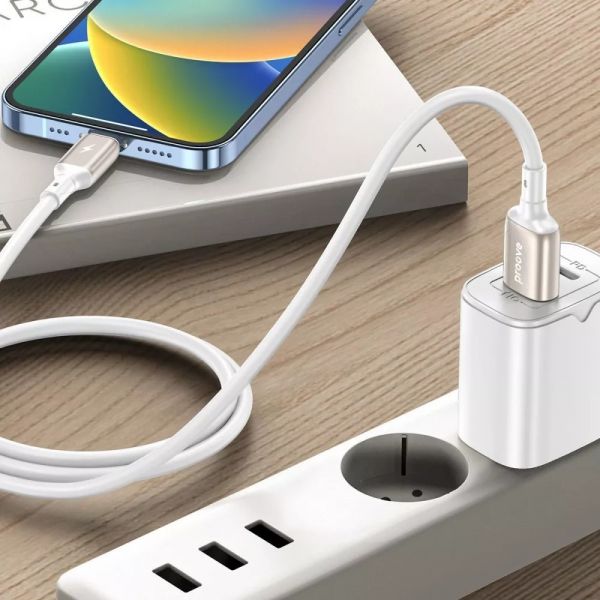 Кабель Proove Flex Metal USB to Micro USB (1m) (white)