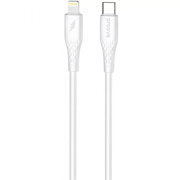 Кабель Proove GridLine Type-C to Lightning 27W (1m) (white)