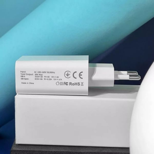 МЗП Proove Rapid 20W (Type-C + USB) (white)