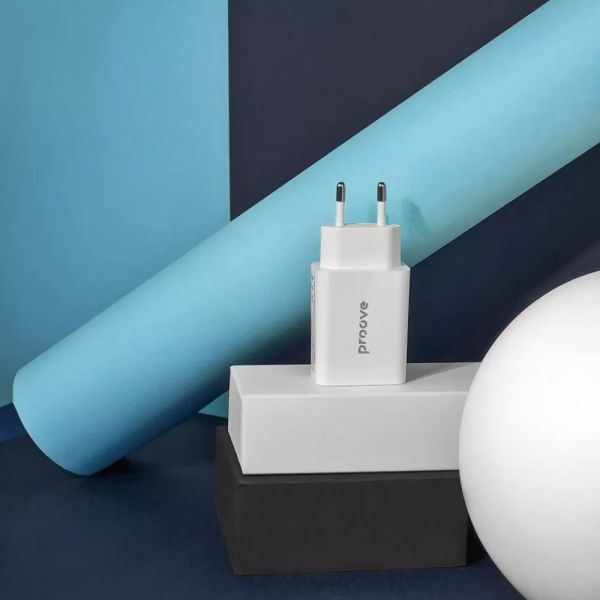 МЗП Proove Rapid 20W (Type-C + USB) (white)