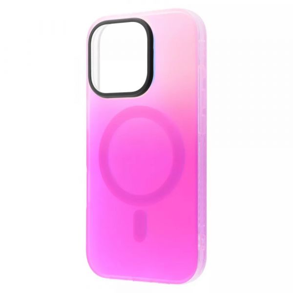 Чохол WAVE Matte Gradient Colors with Magnetic Ring iPhone 16 Pro Max (pink\purple)