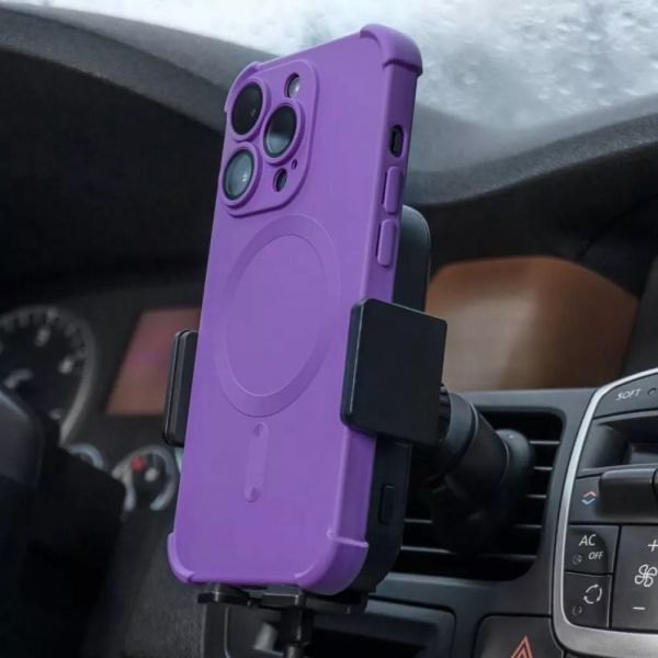 Чехол Silk Touch Case with Magnetic Ring iPhone 15 Pro (purple) 55464