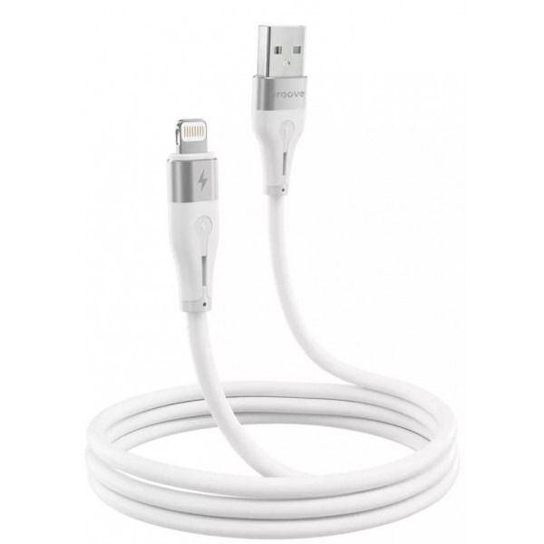 Кабель Proove Soft Silicone Type-C to Lightning 2.4A (1m) (white)