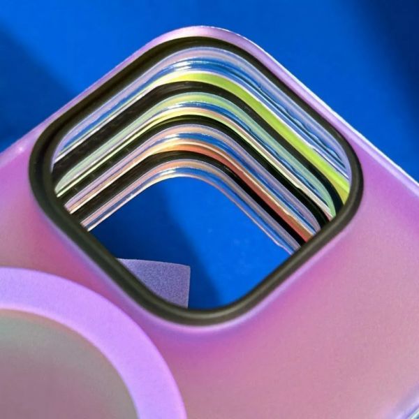 Чохол WAVE Matte Gradient Colors with Magnetic Ring iPhone 16 Pro Max (pink\purple)