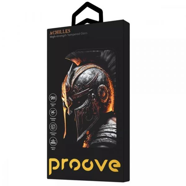 Захисне скло Proove Achilles iPhone 13/13 Pro/14 (black)