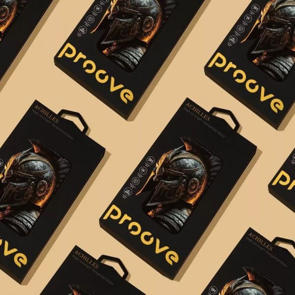 Захисне скло Proove Achilles iPhone 14 pro/15/16  black