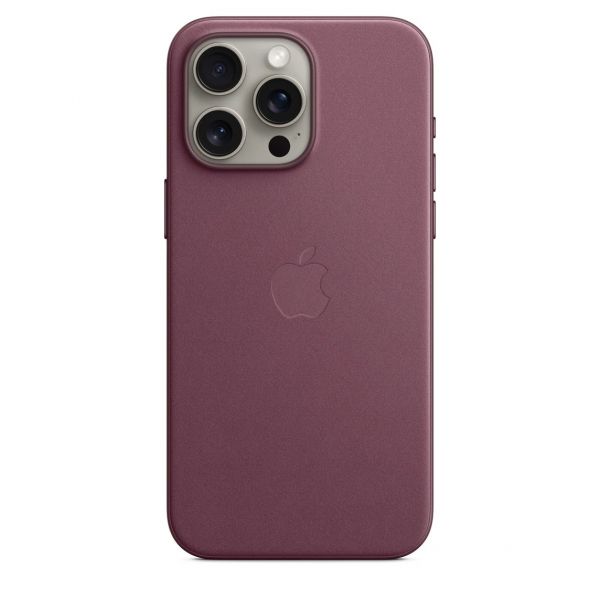 Чохол Apple FineWoven Case with Animation & MagSafe iPhone 15 Pro (1:1 original), Mulberry