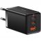 Мережевий зарядний пристрій Baseus GaN5 Pro Fast Charger 65W Black Type-C to Type-C cable (CCGP1202