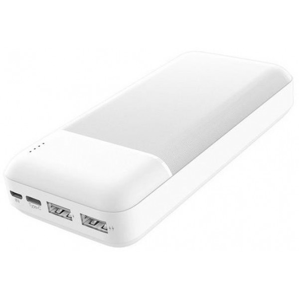 Зовнішній акумулятор Platinet 20000mAh White (PMPB20SE)