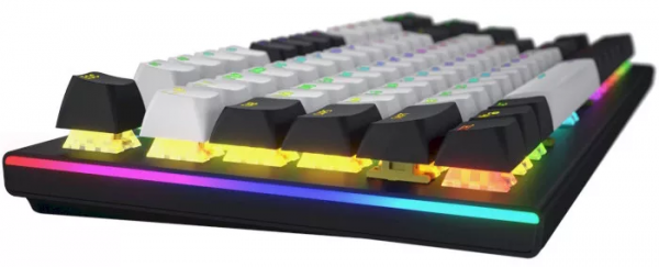 Клавіатура HATOR Gravity TKL orange (HTK560) black, US layout