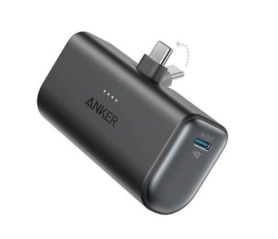 Зовнішній акумулятор (павербанк) Anker Nano 5000mAh 22.5W USB Type-C Black (A1653011)