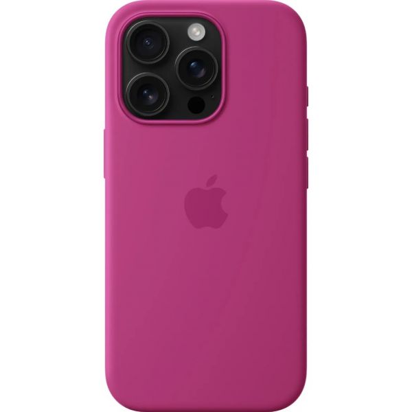 Чехол iPhone 16 Pro Silicone Case with MagSafe /fuchsia/