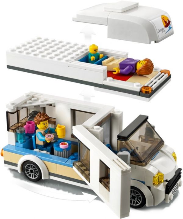 Блоковий конструктор LEGO City Канікули в будинку на колесах (60283)