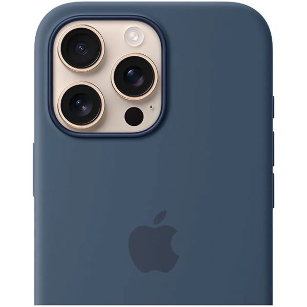 Чехол iPhone 16 Pro Max Silicone Case with MagSafe/denim/