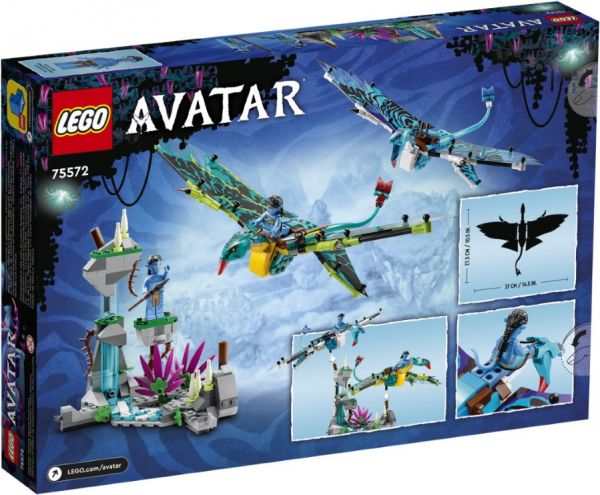 Блоковий конструктор LEGO Avatar Перший політ Джейка і Нейтірі на Банши (75572)