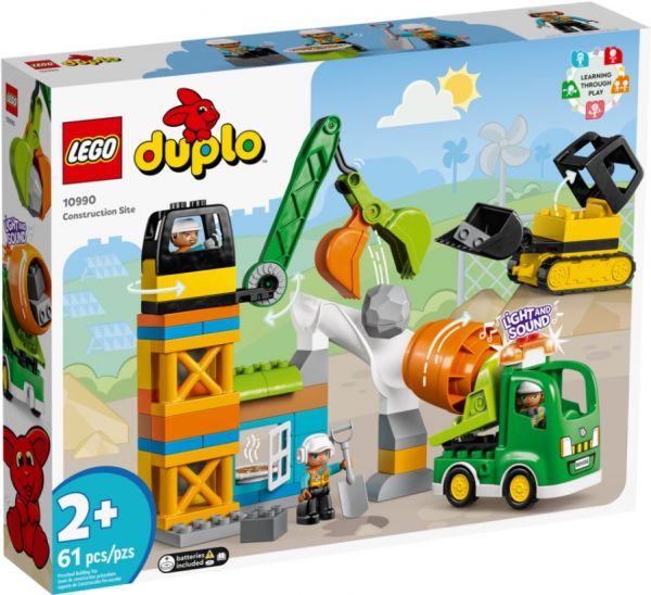 Блоковий конструктор LEGO DUPLO Town Будівельний майданчик (10990)