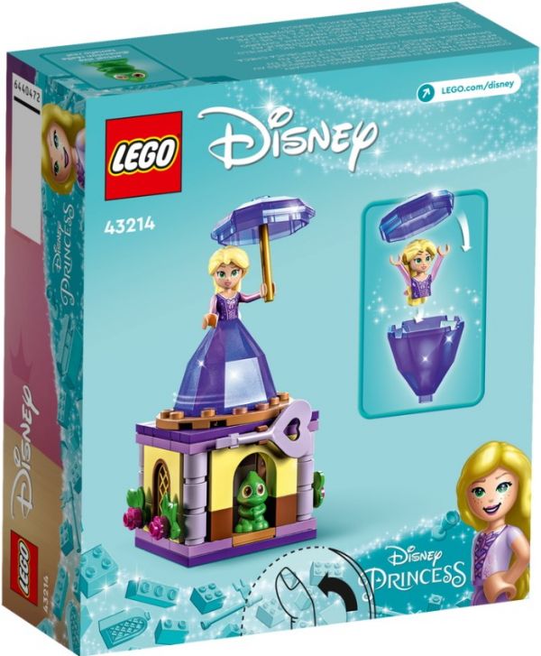 Блоковий конструктор LEGO Disney Princess Рапунцель, що обертається (43214)