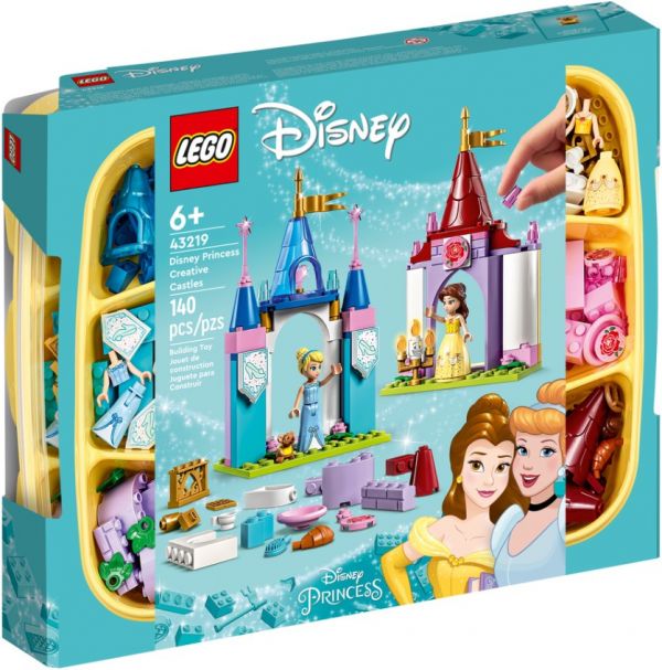Блоковий конструктор LEGO Disney Princess Творчі замки диснеївських принцес (43219)