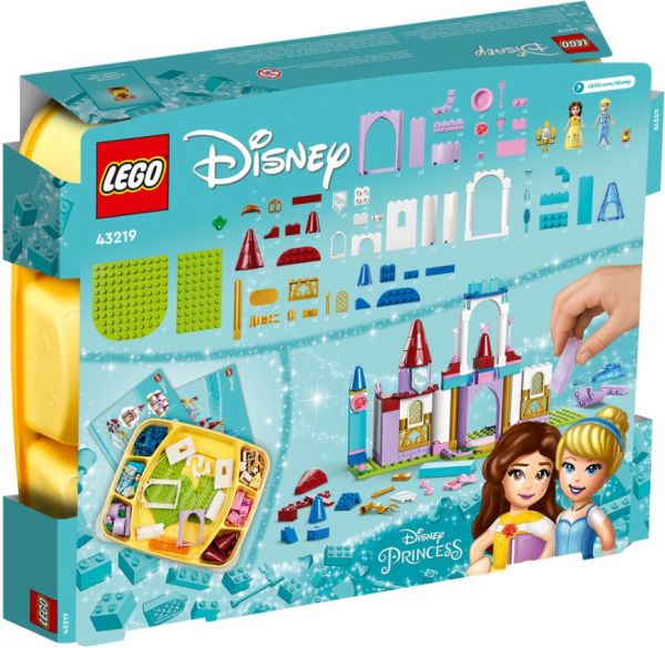 Блоковий конструктор LEGO Disney Princess Творчі замки диснеївських принцес (43219)