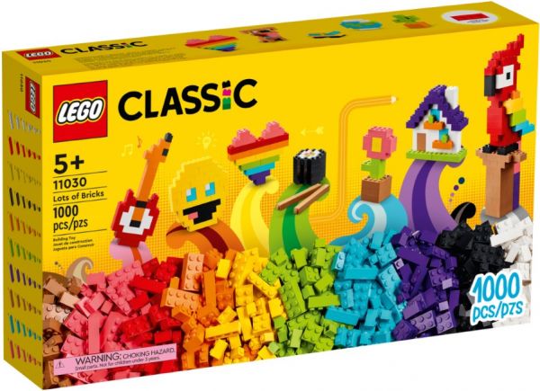 Блоковий конструктор LEGO Classic Безліч кубиків (11030)